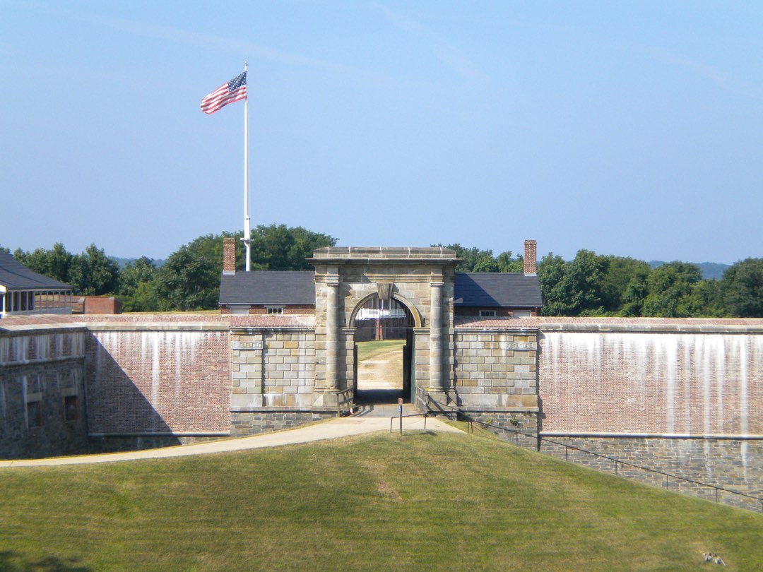 Entrance way into historic Fort Washington