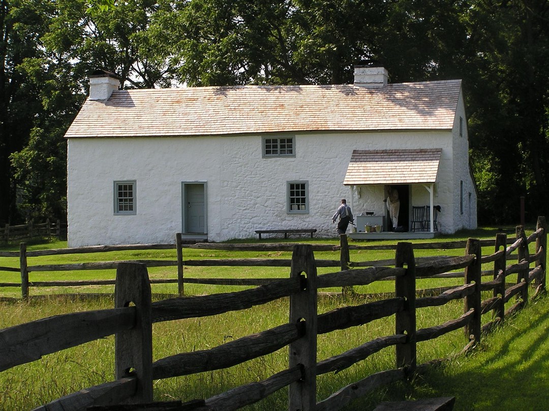 Front of Hopewell Furnace's Boarding House